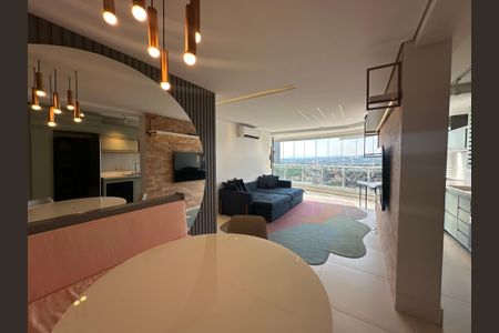 Sala de apartamento à venda com 2 quartos, 89m² em Empresarial 18 do Forte, Barueri