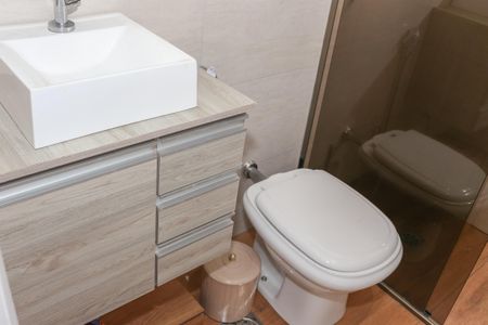 Banheiro da Suíte de apartamento à venda com 3 quartos, 95m² em Pompeia, São Paulo