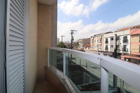 Varanda Quarto 1 suíte de apartamento à venda com 3 quartos, 88m² em Vila Pires, Santo André
