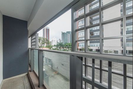 Studio à venda com 40m², 1 quarto e sem vagaVaranda
