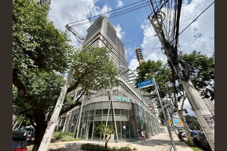 Apartamento para alugar com 41m², 1 quarto e 1 vaga Apartamento para alugar com 41m², 1 quarto e 1 vagaFachada