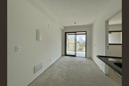 Cozinha  de apartamento à venda com 1 quarto, 41m² em Santo Amaro, São Paulo