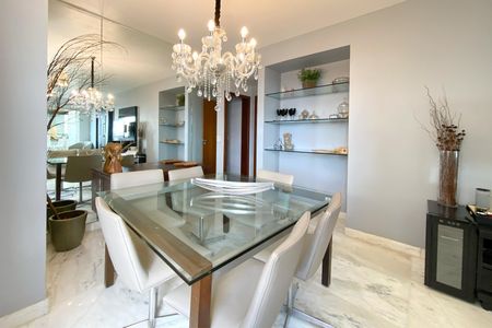 Sala de Jantar de apartamento à venda com 4 quartos, 165m² em Buritis, Belo Horizonte