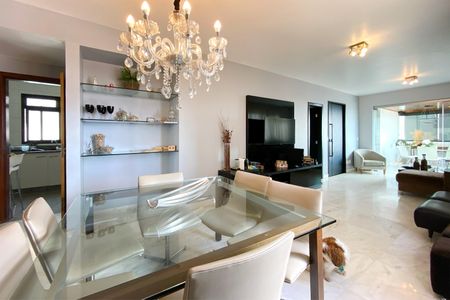 Sala de Jantar de apartamento à venda com 4 quartos, 165m² em Buritis, Belo Horizonte