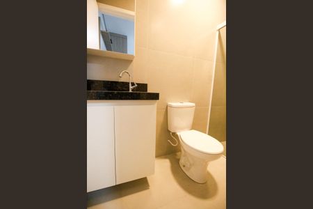 Studio - Banheiro de kitnet/studio para alugar com 1 quarto, 17m² em Santo Amaro, São Paulo