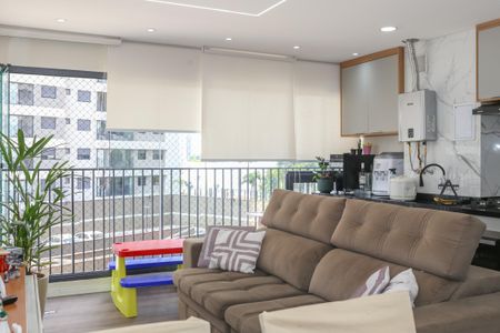 Sala de apartamento à venda com 2 quartos, 55m² em Vila Anastácio, São Paulo