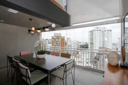 Varanda de apartamento à venda com 2 quartos, 151m² em Jardim Paulista, São Paulo