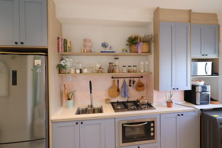 Apartamento à venda com 45m², 2 quartos e 1 vagaCozinha e Área de Serviço