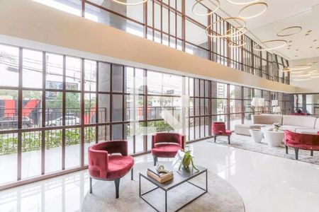 Apartamento para alugar com 25m², 1 quarto e sem vagaHall social