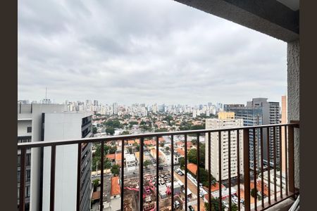 Apartamento para alugar com 25m², 1 quarto e sem vagaVaranda