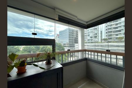 Studio para alugar com 28m², 1 quarto e sem vagaSacada 