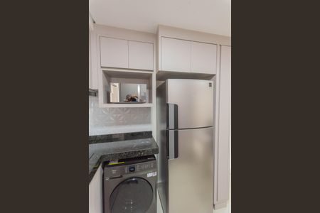 Cozinha de apartamento à venda com 1 quarto, 36m² em Botafogo, Campinas