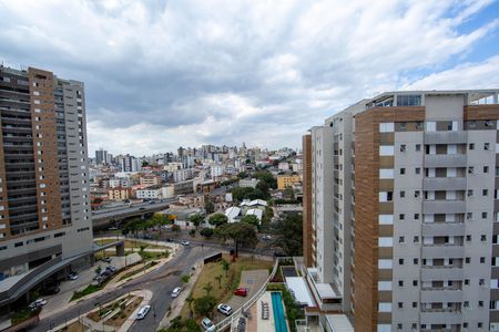Vista da varanda da sala de apartamento à venda com 2 quartos, 58m² em Nova Suíça, Belo Horizonte