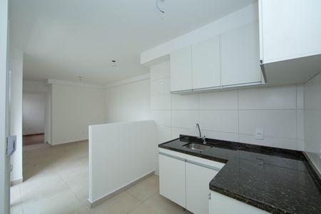 Cozinha de apartamento à venda com 2 quartos, 58m² em Nova Suíça, Belo Horizonte