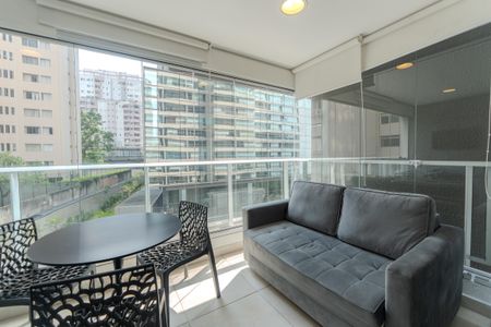 Varanda do Quarto de kitnet/studio para alugar com 1 quarto, 35m² em Consolação, São Paulo