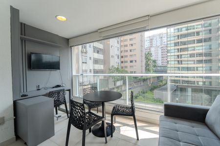 Studio para alugar com 35m², 1 quarto e 1 vagaVaranda do Quarto