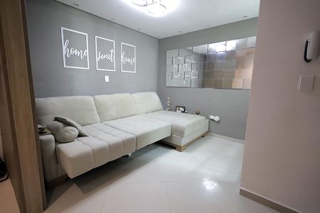 Sala de apartamento à venda com 3 quartos, 138m² em Vila Valparaíso, Santo André