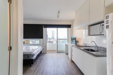 Studio - Quarto e Cozinha de apartamento para alugar com 1 quarto, 25m² em Butantã, São Paulo