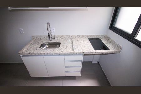 Sala/Cozinha de apartamento para alugar com 1 quarto, 27m² em Parque da Vila Prudente, São Paulo