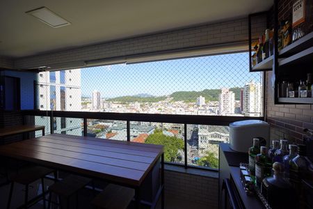 Varanda da Sala de apartamento para alugar com 3 quartos, 119m² em Kobrasol, São José