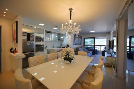 Sala de apartamento para alugar com 3 quartos, 119m² em Kobrasol, São José