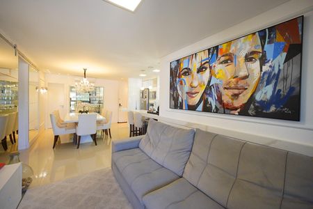 Sala de apartamento para alugar com 3 quartos, 119m² em Kobrasol, São José