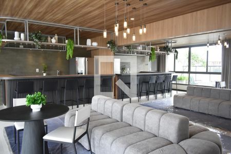 Studio à venda com 27m², 1 quarto e sem vagaÁrea gourmet