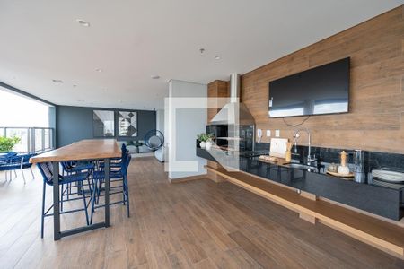Área comum - Churrasqueira de kitnet/studio à venda com 1 quarto, 27m² em Vila Clementino, São Paulo