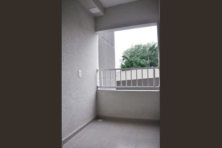 Apartamento para alugar com 28m², 2 quartos e sem vaga Apartamento para alugar com 28m², 2 quartos e sem vagaDetalhe - Varanda