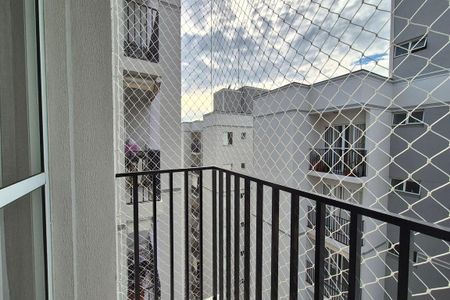 Varanda da Sala  de apartamento para alugar com 2 quartos, 49m² em Jardim do Lago, Campinas