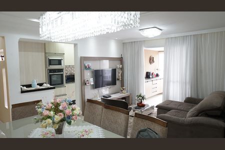 Sala de apartamento à venda com 3 quartos, 96m² em Vila Antonieta, Guarulhos