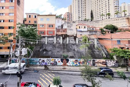 Varanda - Vista de apartamento à venda com 1 quarto, 46m² em Bela Vista, São Paulo