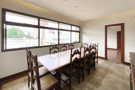 Sala de Jantar de apartamento à venda com 5 quartos, 382m² em Santo Agostinho, Belo Horizonte