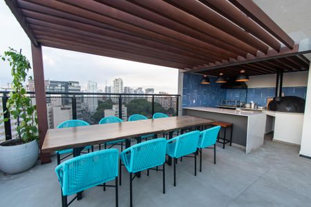 Apartamento para alugar com 30m², 1 quarto e sem vagaÁrea comum - Churrasqueira