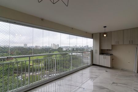 Varanda Gourmet e Área de Serviço de apartamento para alugar com 3 quartos, 72m² em Santo Amaro, São Paulo