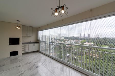 Varanda Gourmet e Área de Serviço de apartamento para alugar com 3 quartos, 72m² em Santo Amaro, São Paulo