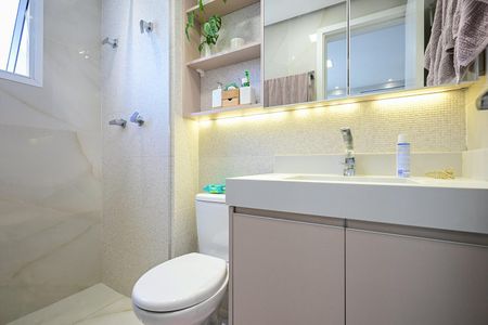 Apartamento à venda com 65m², 2 quartos e 2 vagasBanheiro Suíte