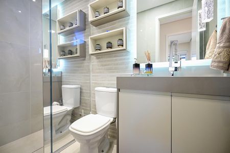 Apartamento à venda com 65m², 2 quartos e 2 vagasBanheiro