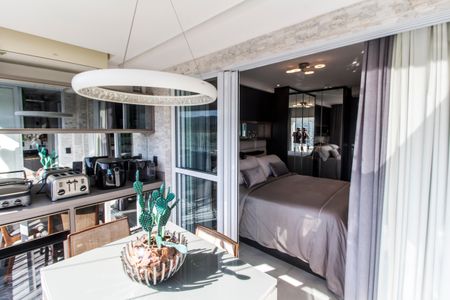 Apartamento à venda com 42m², 1 quarto e 1 vagaVaranda gourmet