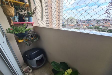 Varanda da Sala de apartamento à venda com 2 quartos, 52m² em Vila Ema, São Paulo