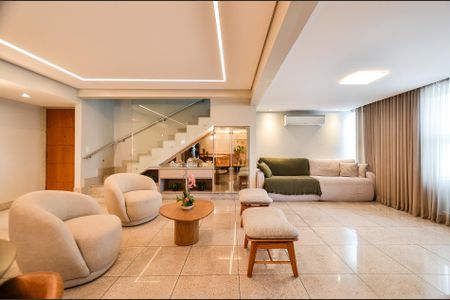 Sala de Estar de apartamento à venda com 3 quartos, 321m² em Gutierrez, Belo Horizonte