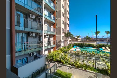 Vista da Sala de apartamento para alugar com 2 quartos, 45m² em Santo Cristo, Rio de Janeiro
