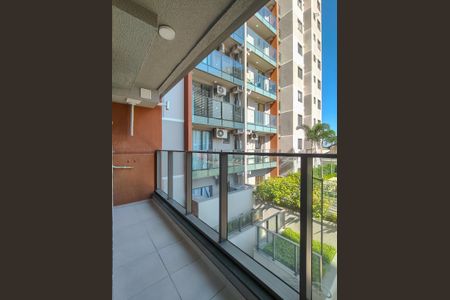 Varanda da Sala de apartamento para alugar com 2 quartos, 45m² em Santo Cristo, Rio de Janeiro