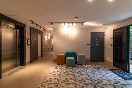 Apartamento para alugar com 29m², 1 quarto e sem vagaHall social
