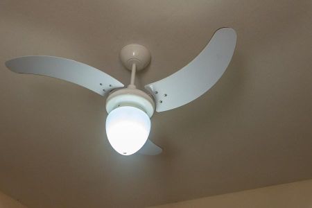 Casa para alugar com 200m², 3 quartos e 7 vagasEdícula-Detalhe Quarto-Ventilador