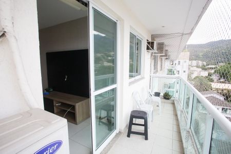 Varanda da Sala de apartamento para alugar com 3 quartos, 213m² em Freguesia (jacarepaguá), Rio de Janeiro