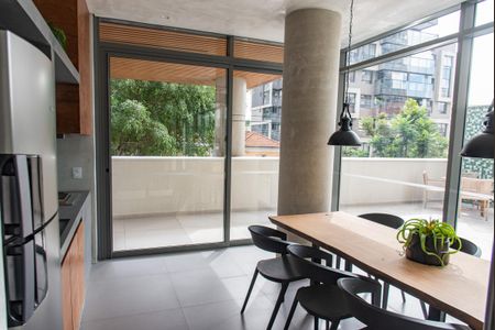 Studio para alugar com 27m², 1 quarto e sem vagaEspaço gourmet