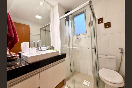Banheiro Social de apartamento à venda com 3 quartos, 80m² em Salgado Filho, Belo Horizonte