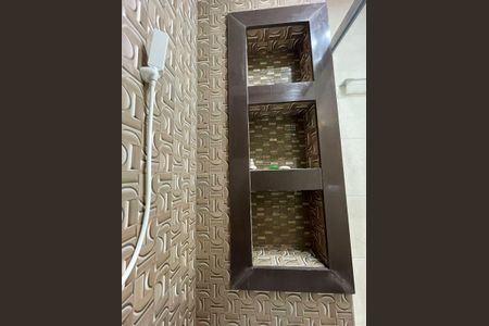 Banheiro de apartamento para alugar com 1 quarto, 45m² em Boa Vista, São Vicente