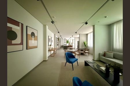 Studio à venda com 20m², 1 quarto e sem vagaSalão de Festas 